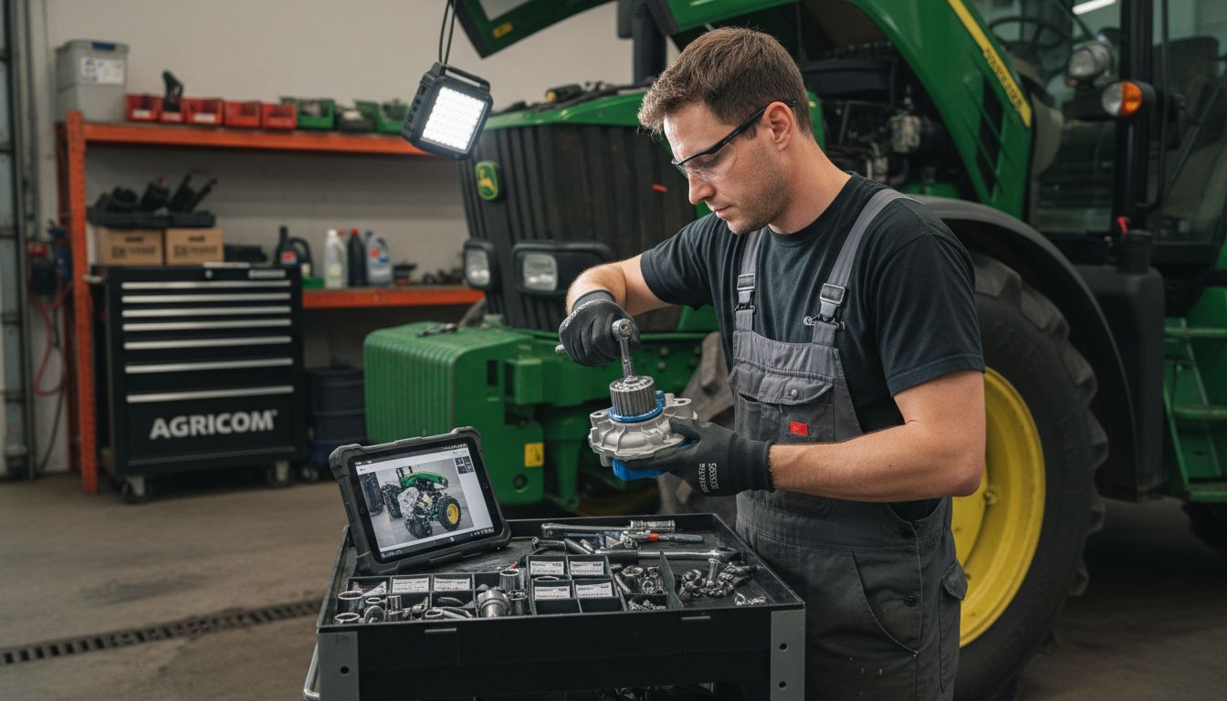 tractor part installation