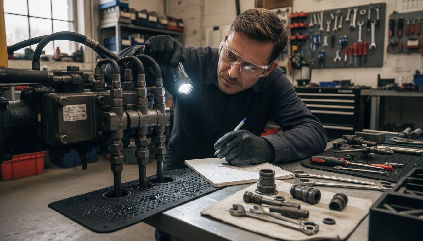tractor hydraulic inspection