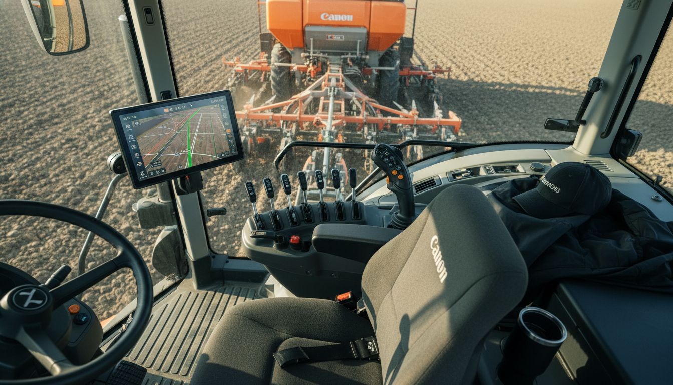 tractor cabin controls