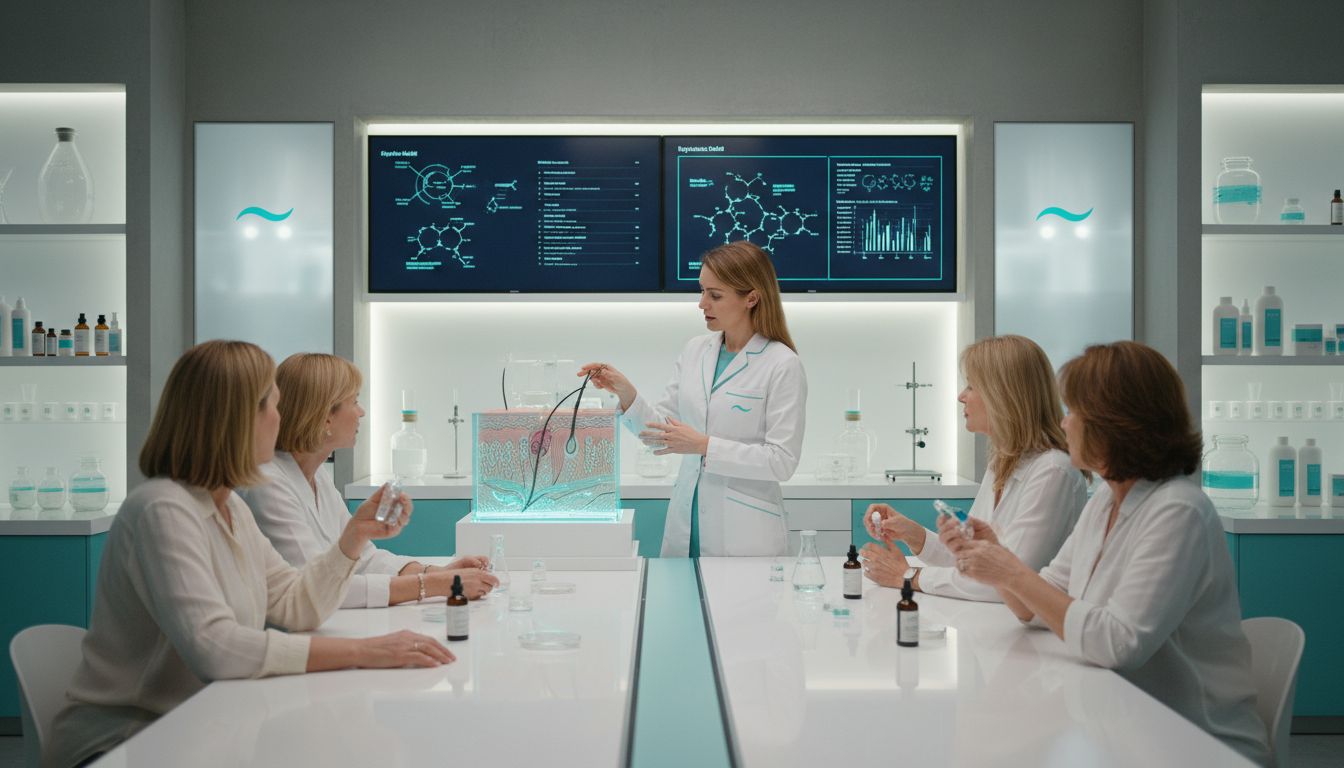 cosmetology anti-aging demonstration