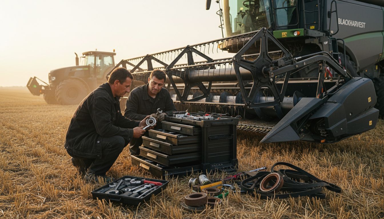 harvester belt repair