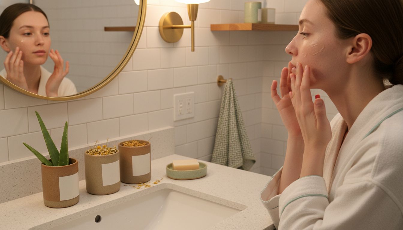 skin soothing home routine