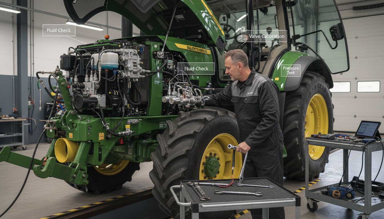 tractor hydraulic maintenance