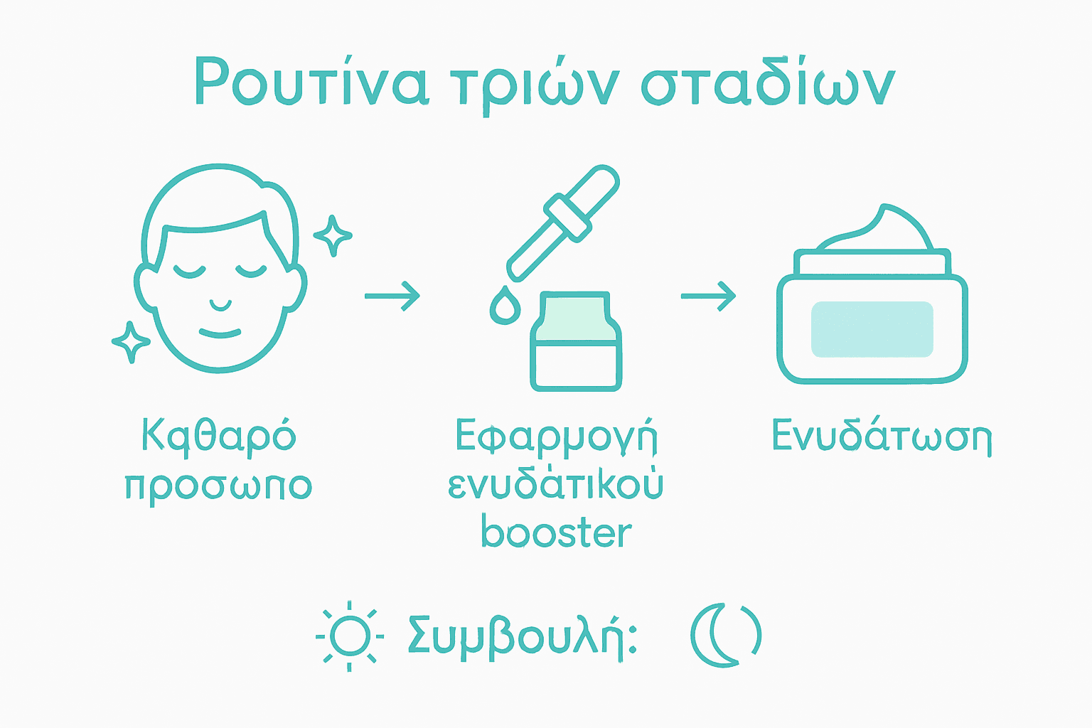 Εικονογραφημένος οδηγός για τη σωστή εφαρμογή ενισχυτικού ενυδάτωσης