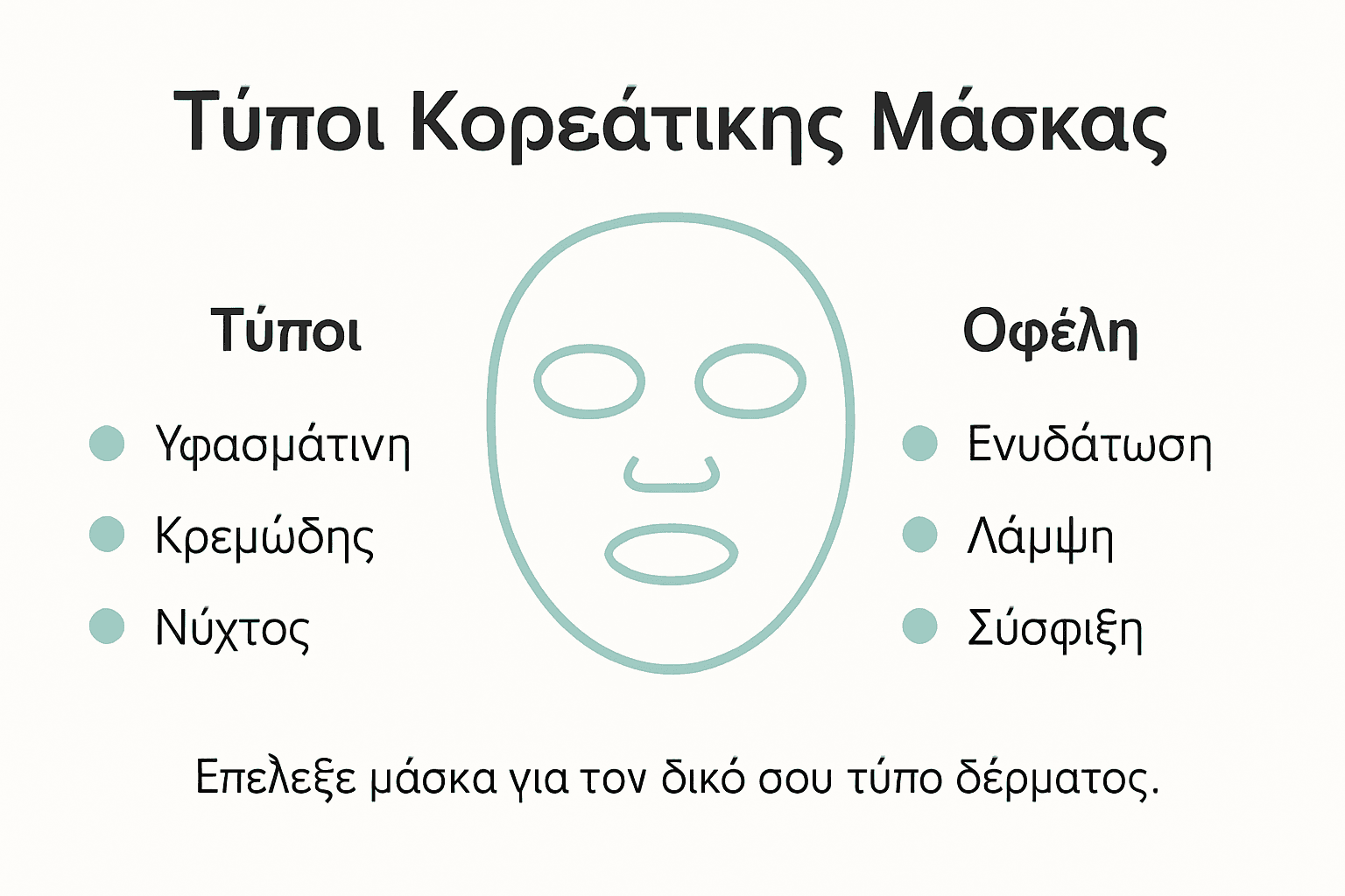 Εικονογραφημένος οδηγός: είδη κορεατικών μασκών προσώπου και τα οφέλη τους