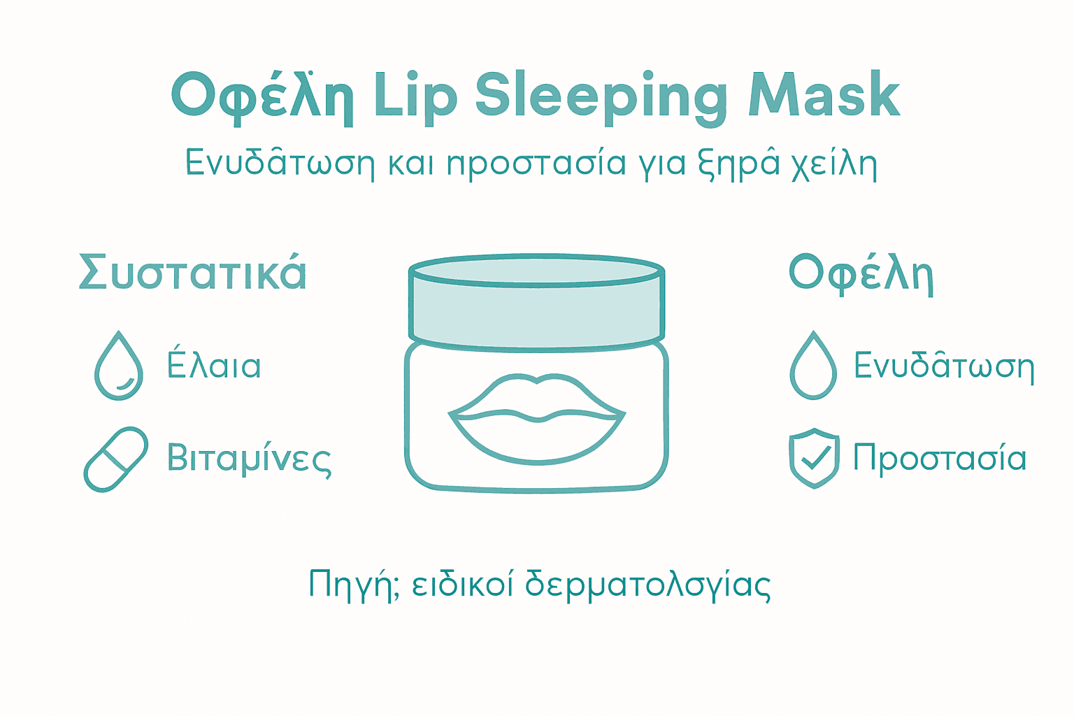Τα πλεονεκτήματα και τα βασικά συστατικά μιας μάσκας νυκτός για τα χείλη