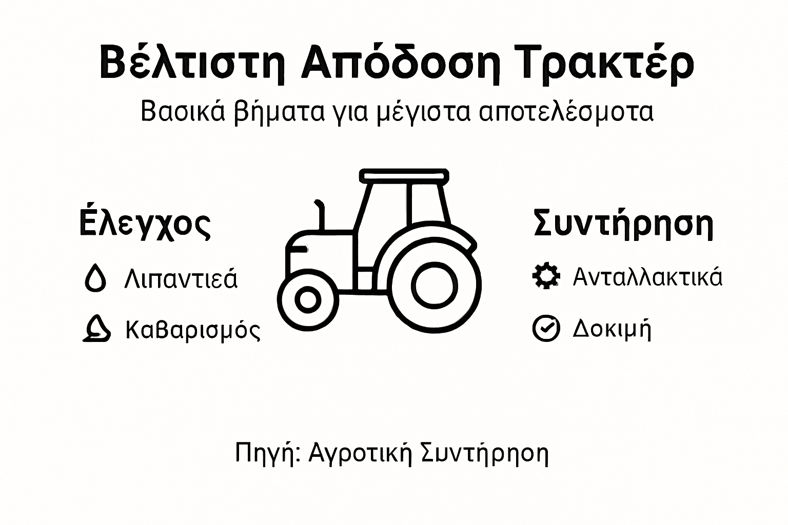 Εικονογραφημένος οδηγός: Τα βασικά στάδια για τη σωστή λειτουργία του τρακτέρ