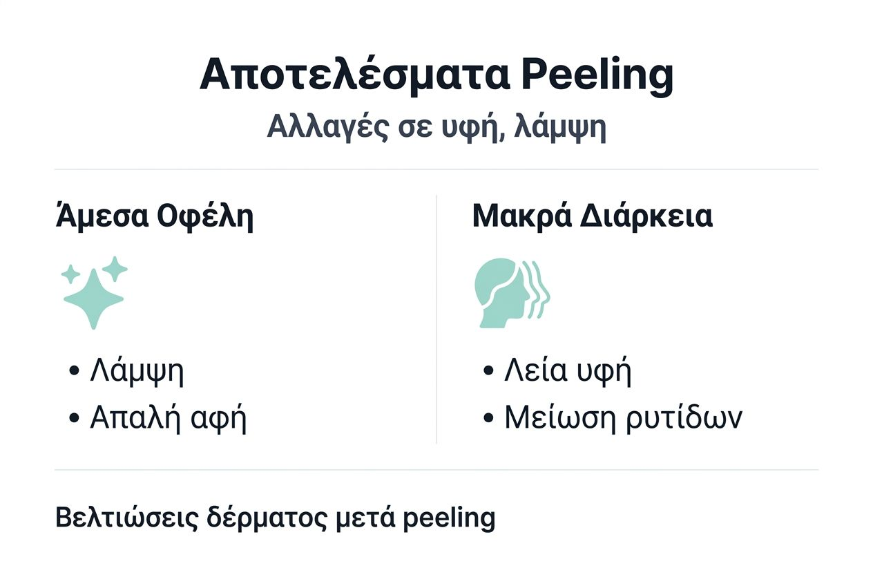 Γραφική απεικόνιση που παρουσιάζει τα αποτελέσματα της απολέπισης με την πάροδο του χρόνου