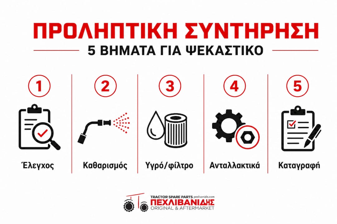 Οδηγός για τη σωστή προληπτική συντήρηση του ψεκαστικού σας