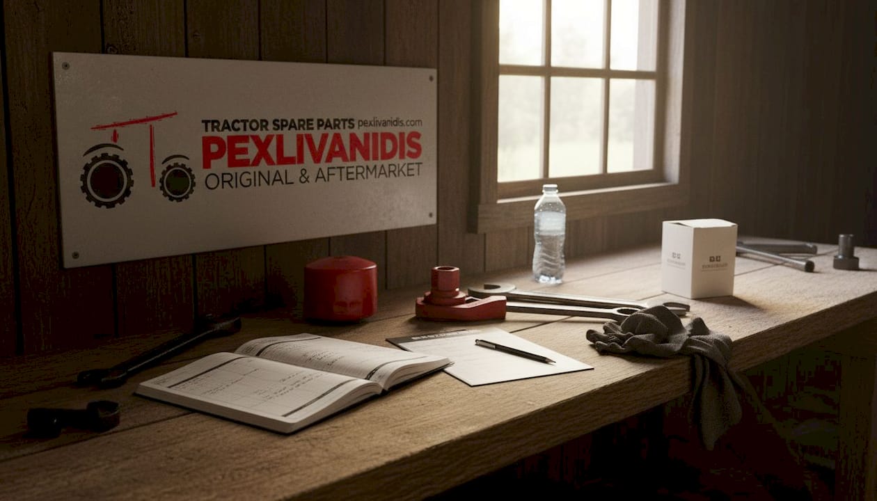 Workbench with logbook, farm tools, checklist