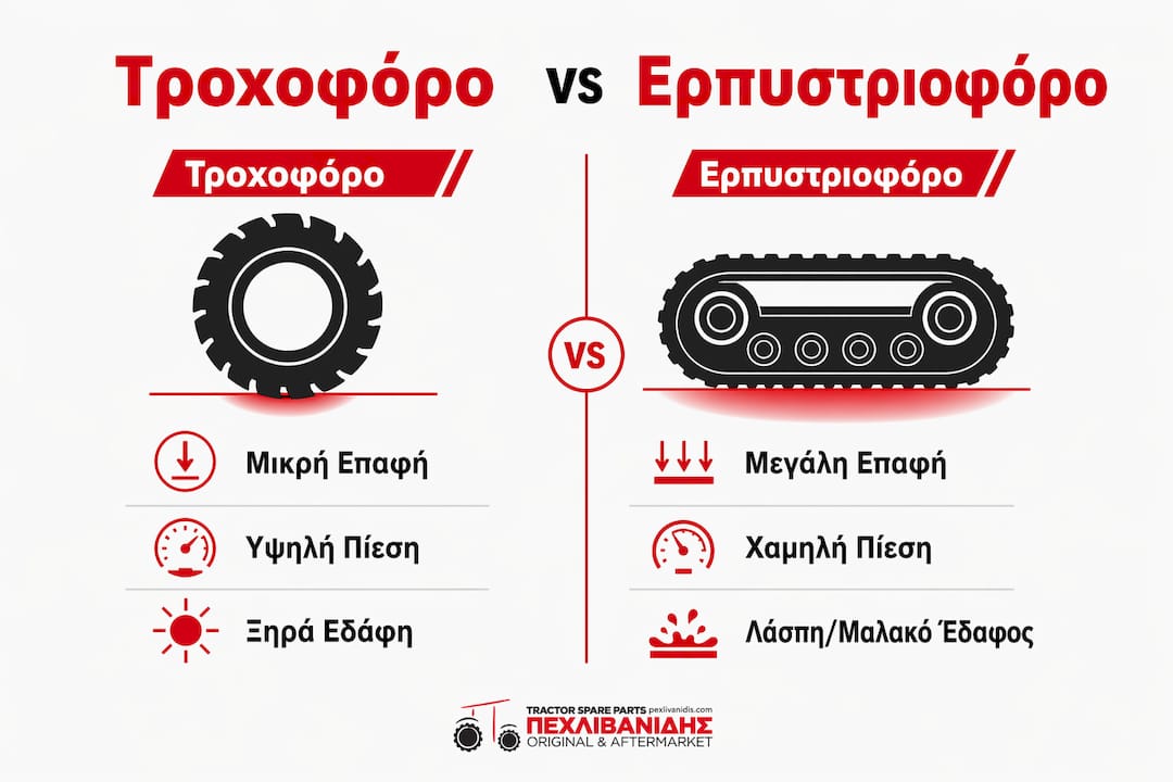Εικονογραφημένος οδηγός: Πλεονεκτήματα και μειονεκτήματα μεταφορικών μέσων με τροχούς και ερπύστριες