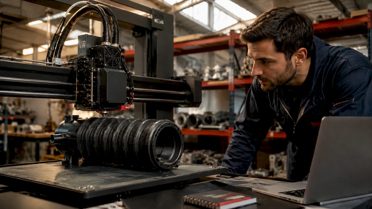 Εξειδικευμένος στη χρήση 3D εκτυπωτών και στην τεχνική υποστήριξη της παραγωγικής διαδικασίας