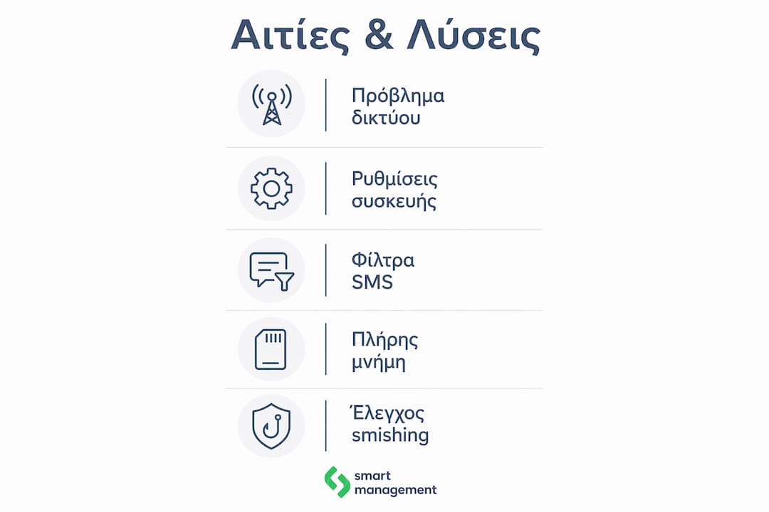 Οδηγός: Γιατί δεν φτάνουν τα SMS με τους κωδικούς και πώς να το λύσετε