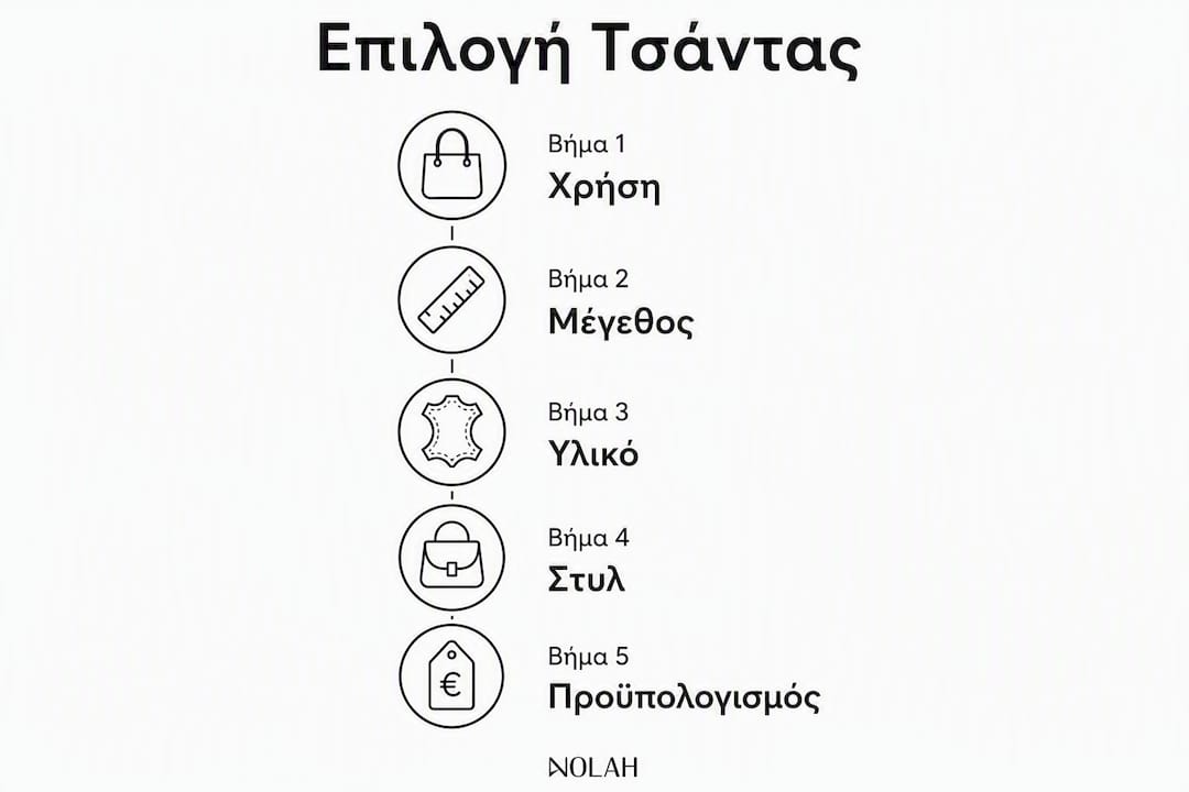 Πώς να διαλέξεις την ιδανική τσάντα ώμου Nolah από vegan δέρμα: Βήμα-βήμα οδηγός