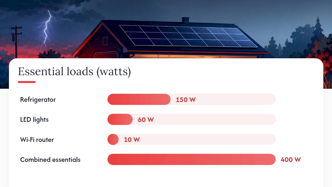 How to Size Your Battery Backup for Real-World Runtime — overview diagram