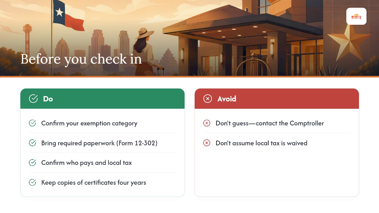 A practical checklist before you check in — overview diagram