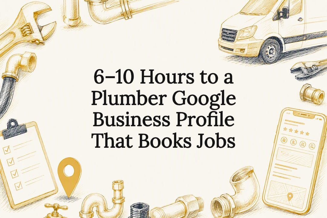 Decorative plumber profile title card