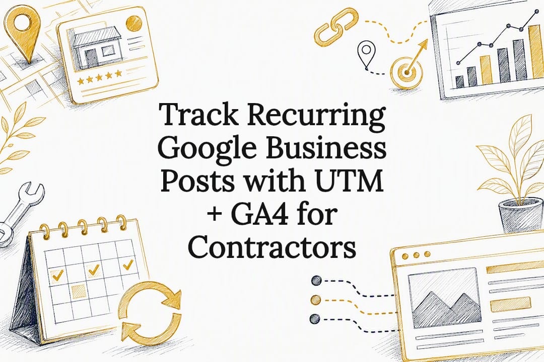 Decorative Google Business tracking title card