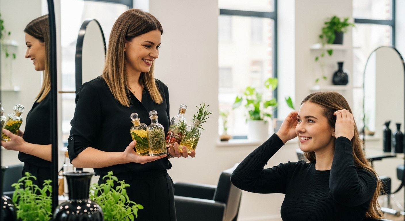 applicazione profumi naturali capelli