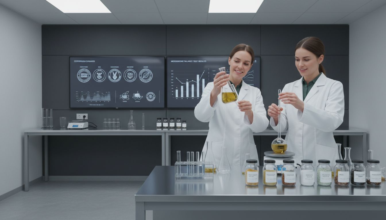 organic cosmetics laboratory