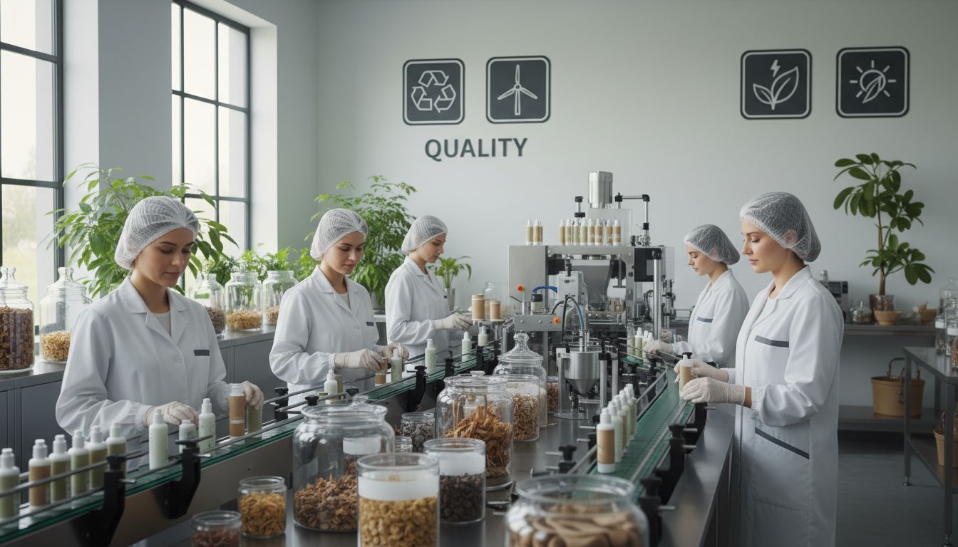 παραγωγή βιώσιμων καλλυντικών