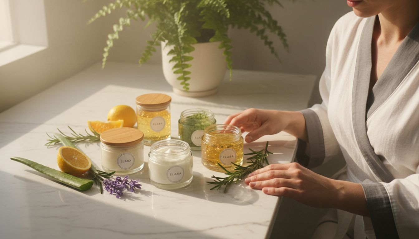 Organic cosmetic products with natural ingredients