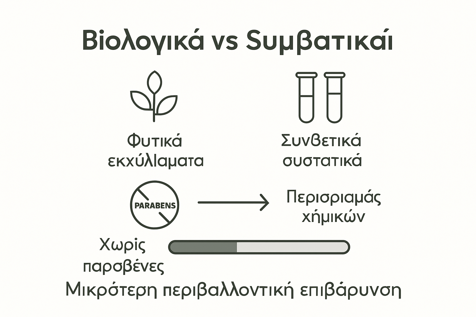 Σύγκριση βασικών χαρακτηριστικών μεταξύ βιολογικών και συμβατικών προϊόντων περιποίησης δέρματος – όλα όσα πρέπει να γνωρίζετε για να κάνετε τη σωστή επιλογή για το δέρμα σας, συγκεντρωμένα σε ένα εύχρηστο infographic.