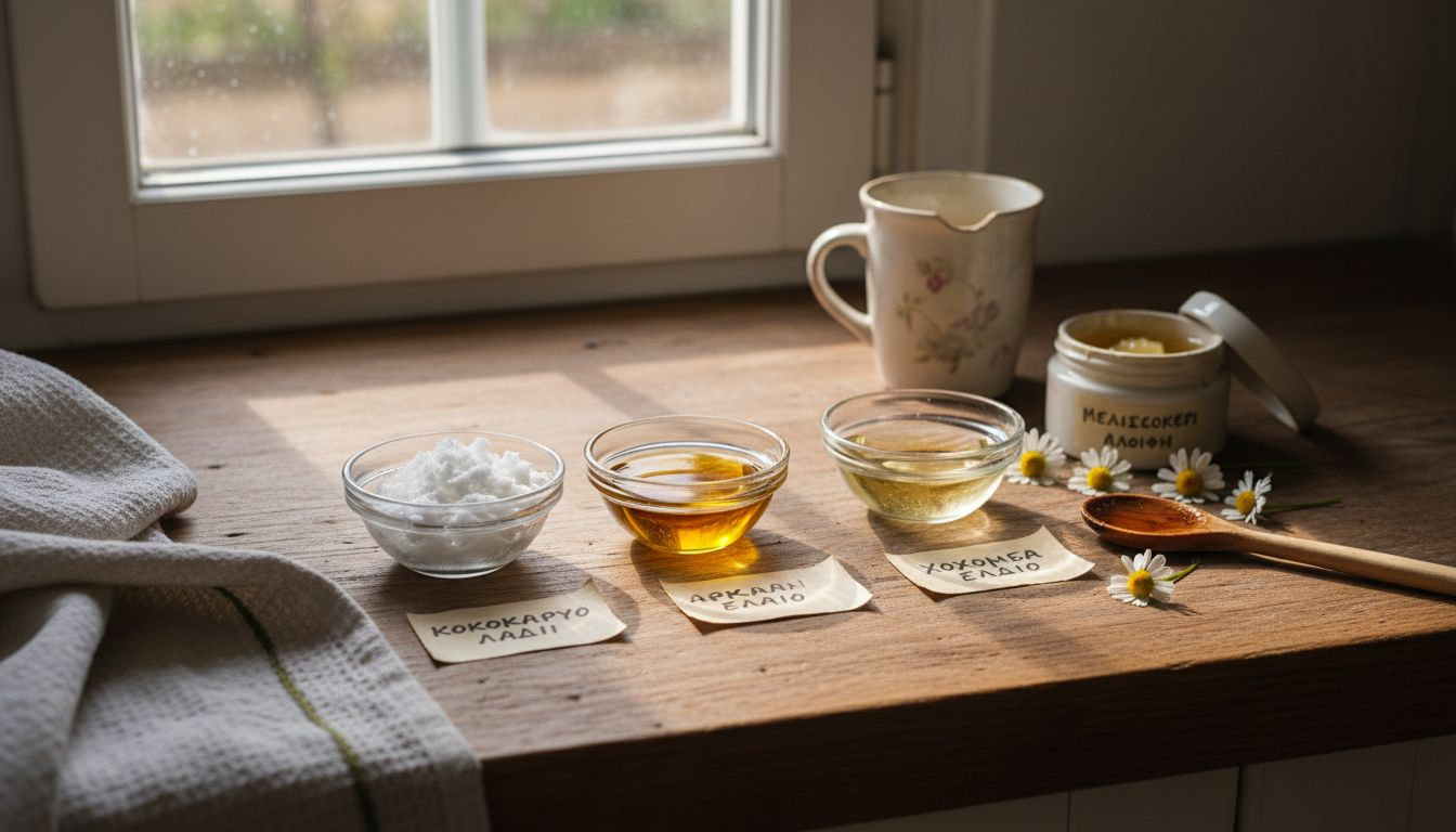 Φυσικά έλαια φυτών και εκχυλίσματα βοτάνων