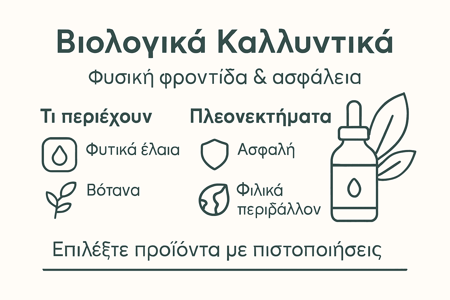 Εικονογραφημένος οδηγός με τα βασικά της φυσικής ομορφιάς