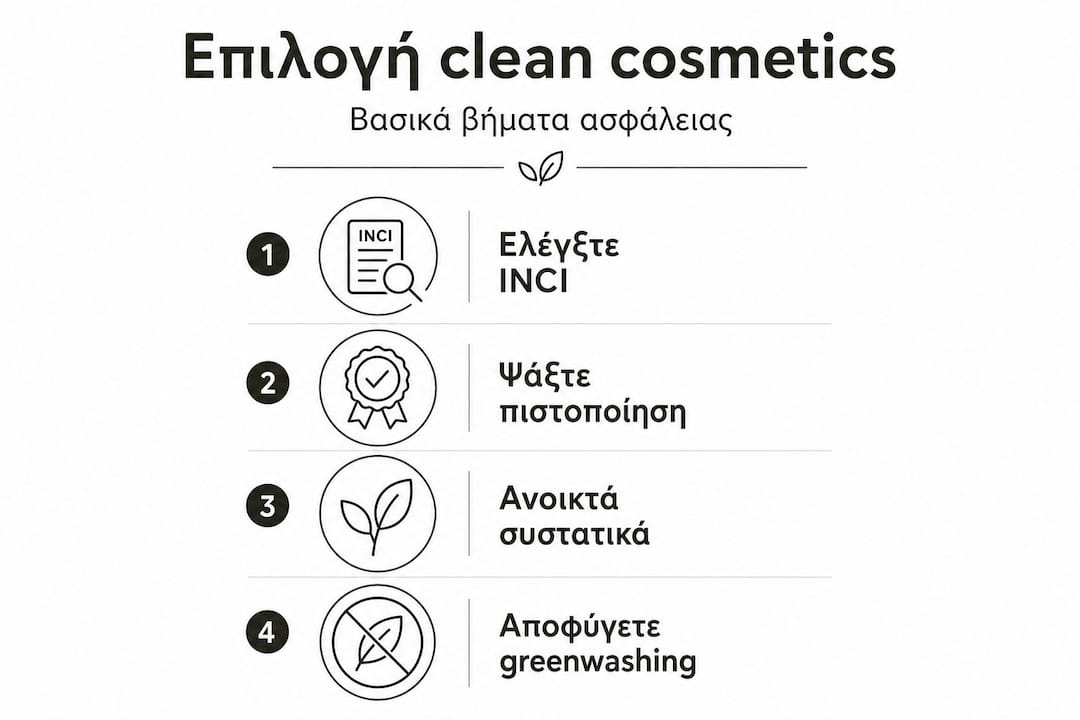 Πώς να διαλέξετε τα κατάλληλα clean cosmetics: Τι να προσέξετε πριν την αγορά