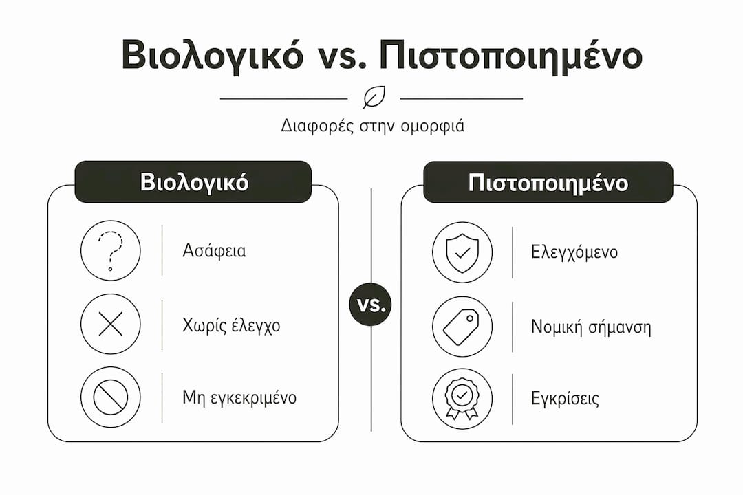 Εικονογραφημένη παρουσίαση: Οργανικά προϊόντα ομορφιάς vs Πιστοποιημένα προϊόντα – Ποιες είναι οι διαφορές και τα πλεονεκτήματα;