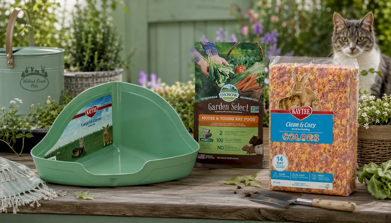 Kaytee Rabbit Hi-Corner Litter Pan Assorted, Large