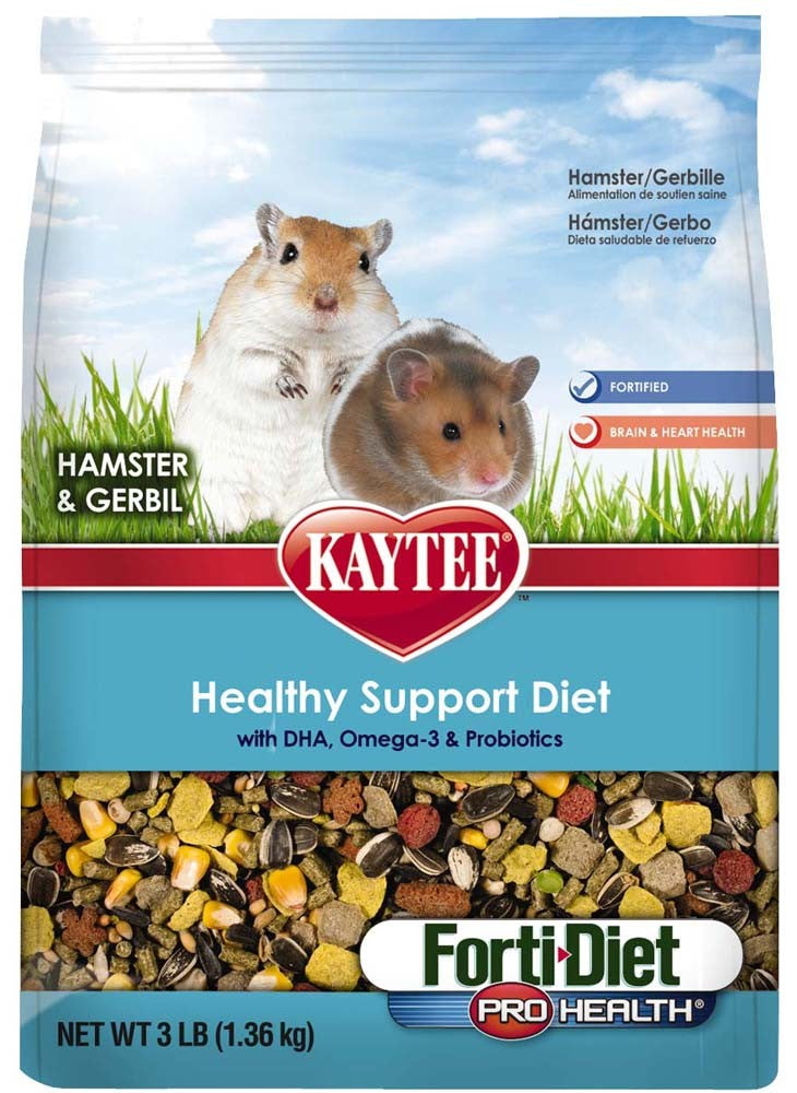 Kaytee Forti-Diet Pro Health Nourish+Protect Hamster & Gerbil Food 3lb