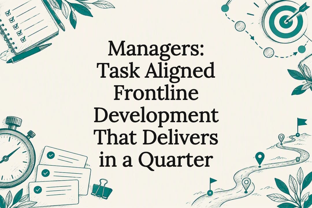Decorative frontline development title card