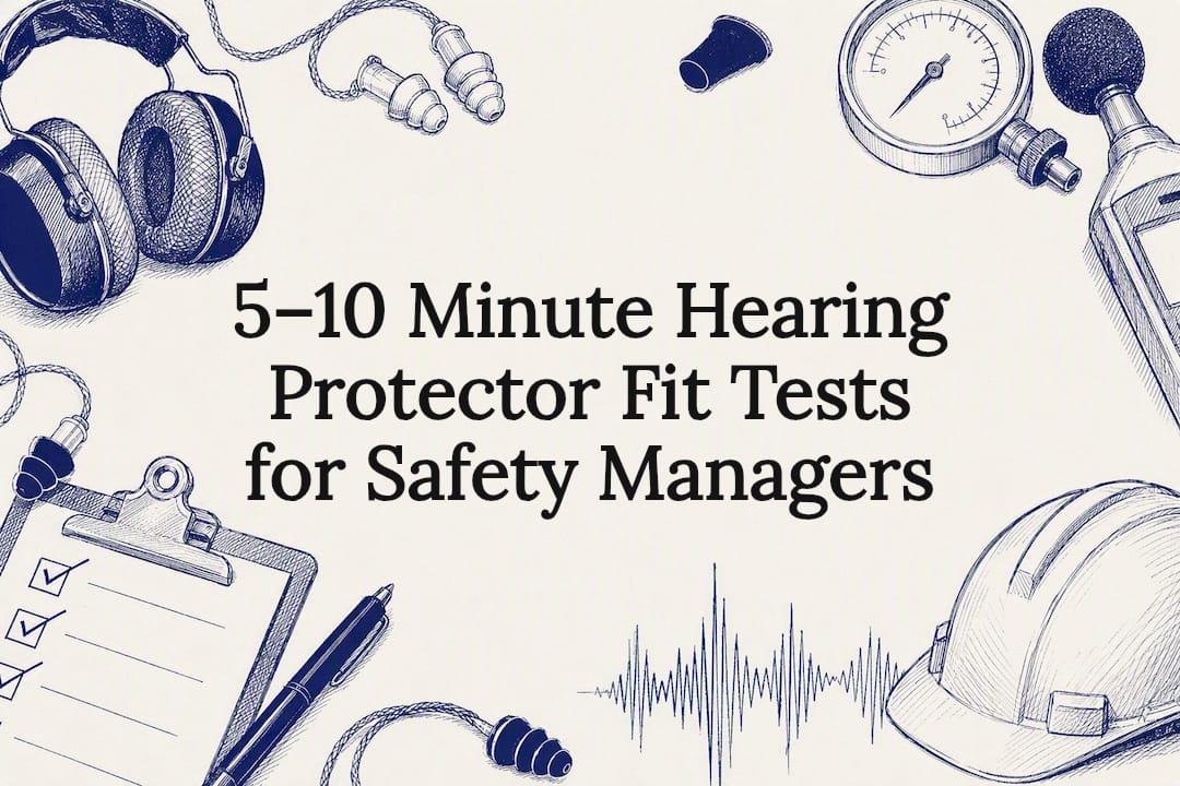 Decorative hearing protection fit testing title card