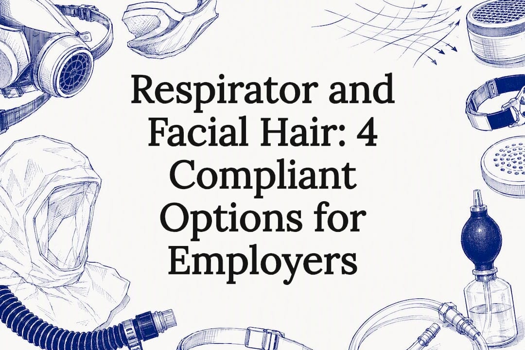 Decorative respirator safety title card