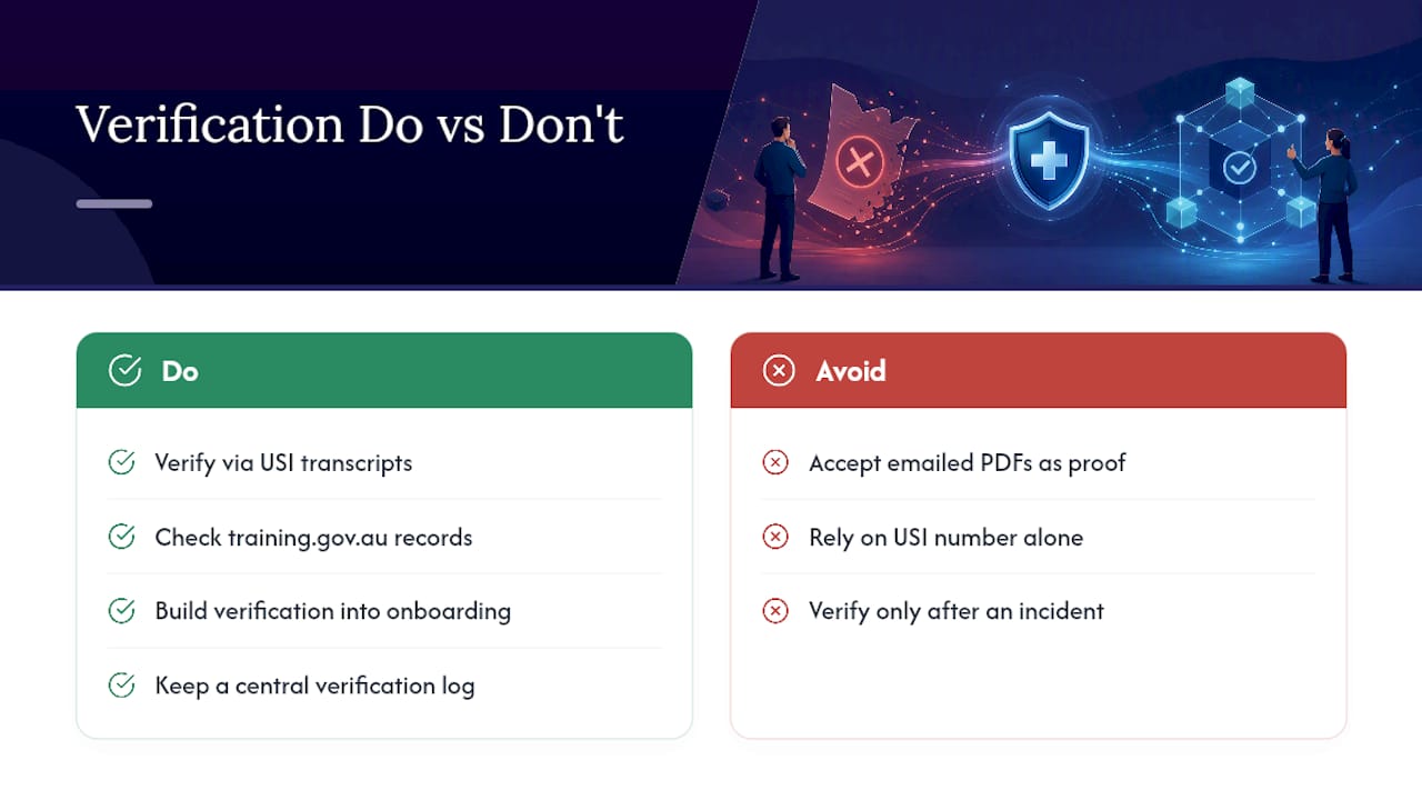 What employers usually get wrong about verifying credentials — overview diagram