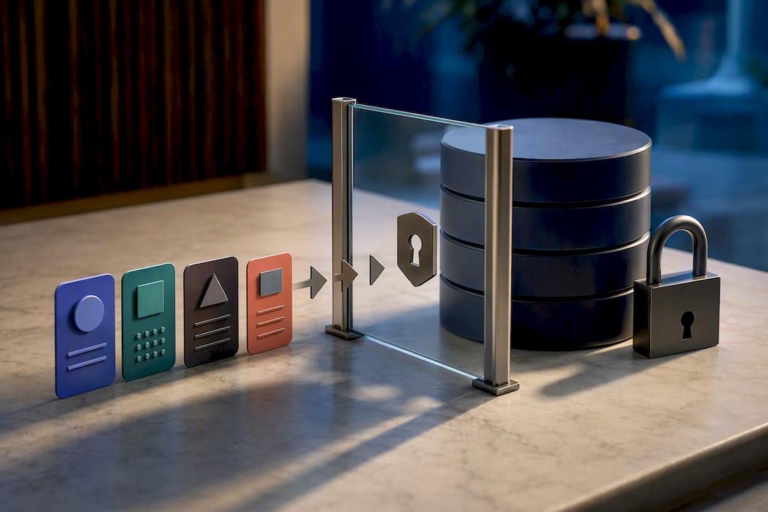 Protected website data with access controls