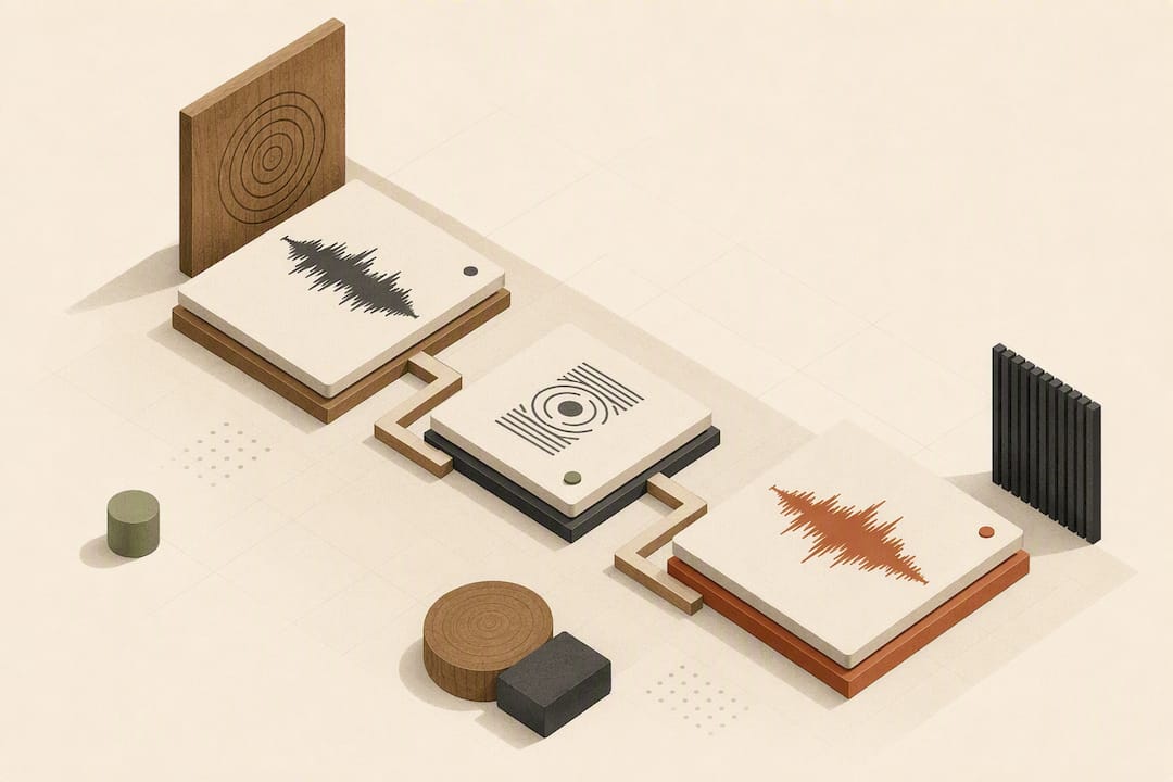 Illustration de l'identification d'un master audio
