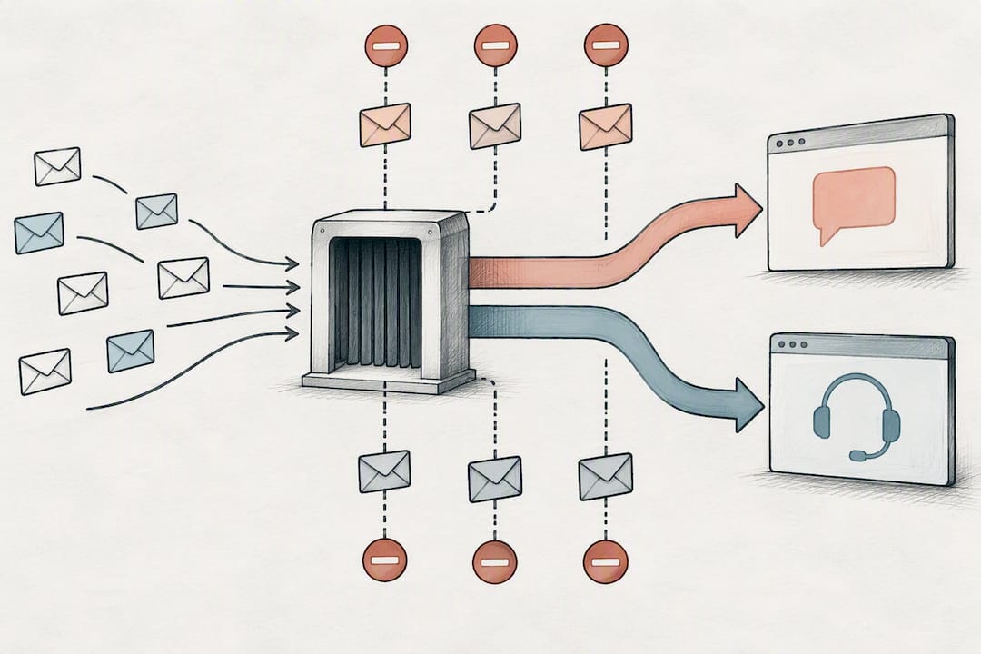 Neutral customer feedback routing process