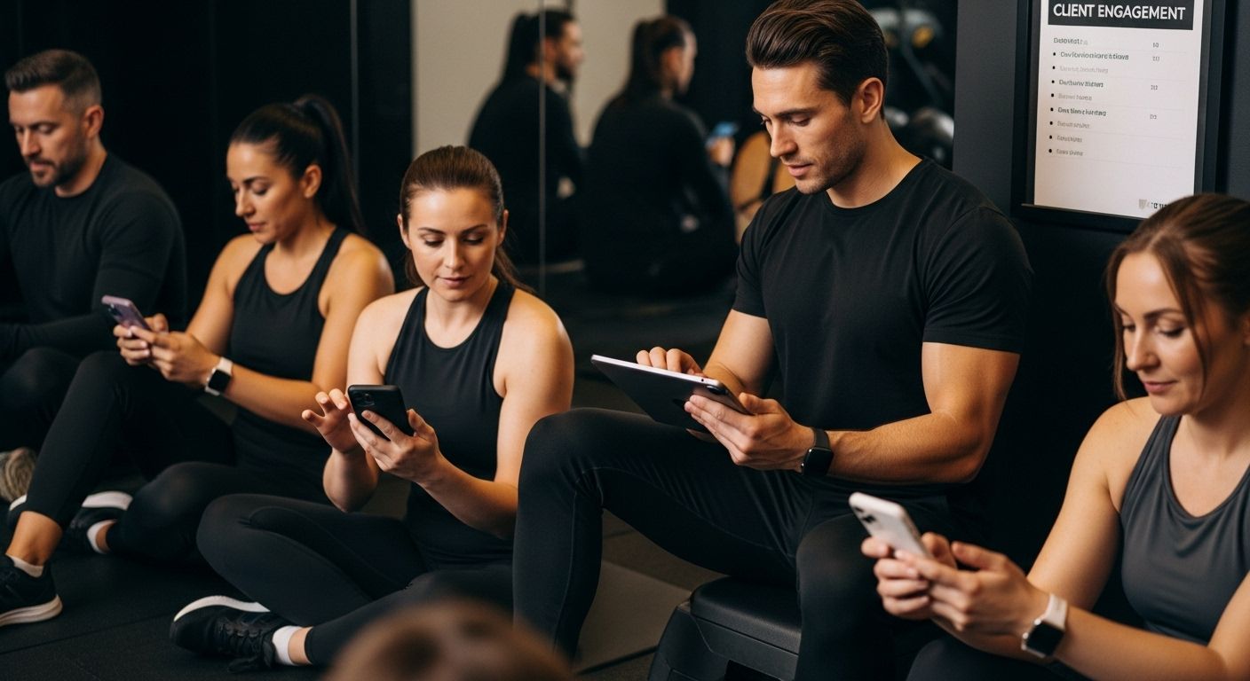 fitness class client engagement