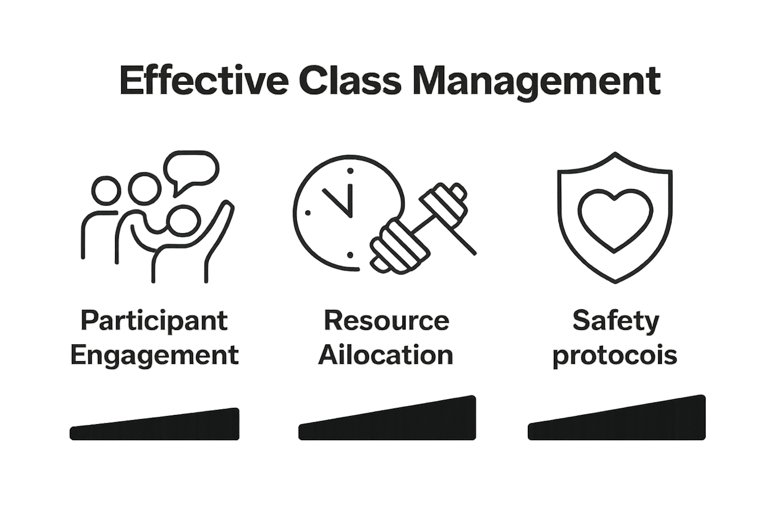 Infographic comparing participant engagement, resources, and safety protocols