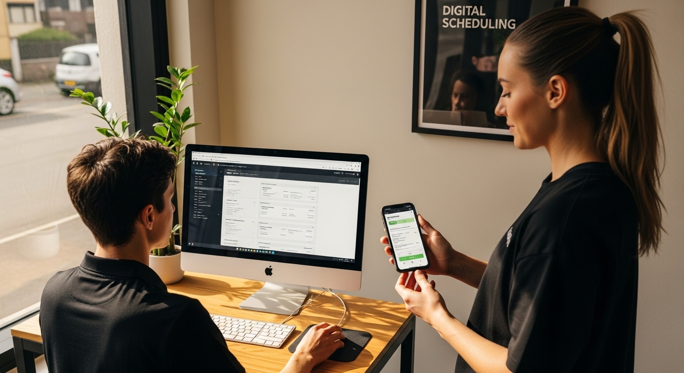 wellness business digital scheduling