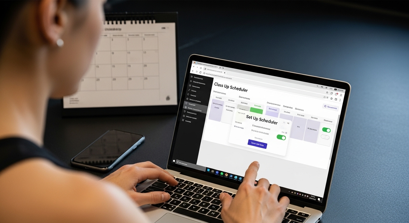 fitness scheduler setup