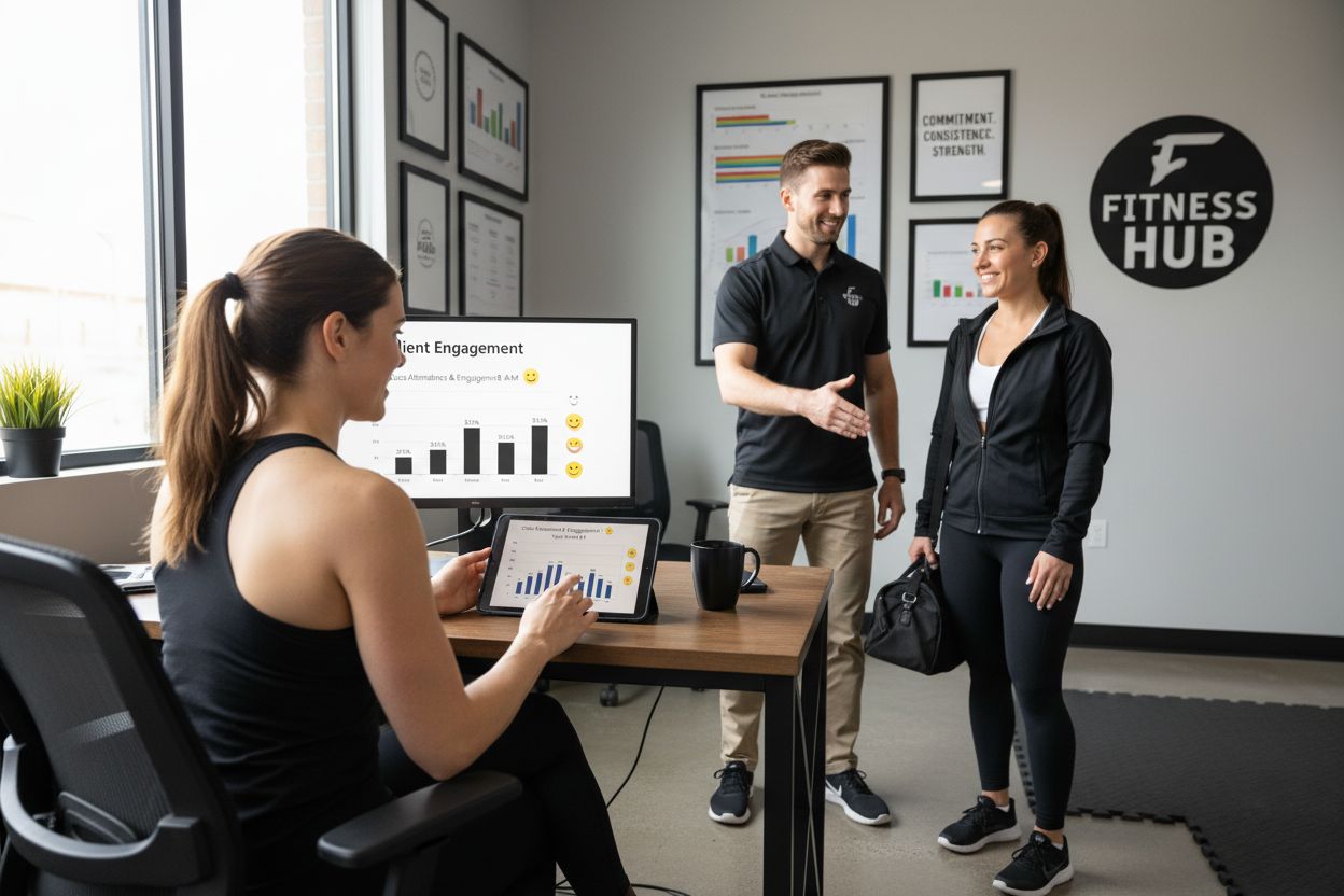 fitness client engagement scheduling
