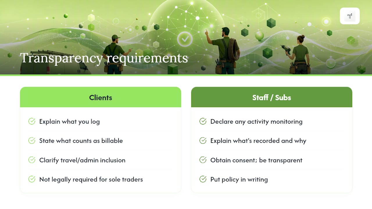 Legal and ethical considerations when tracking billable hours — overview diagram