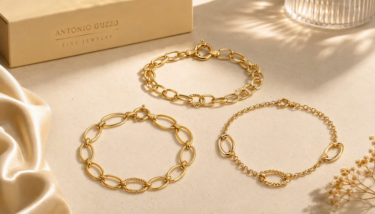 18K Gold Infiniti Link Bracelet
