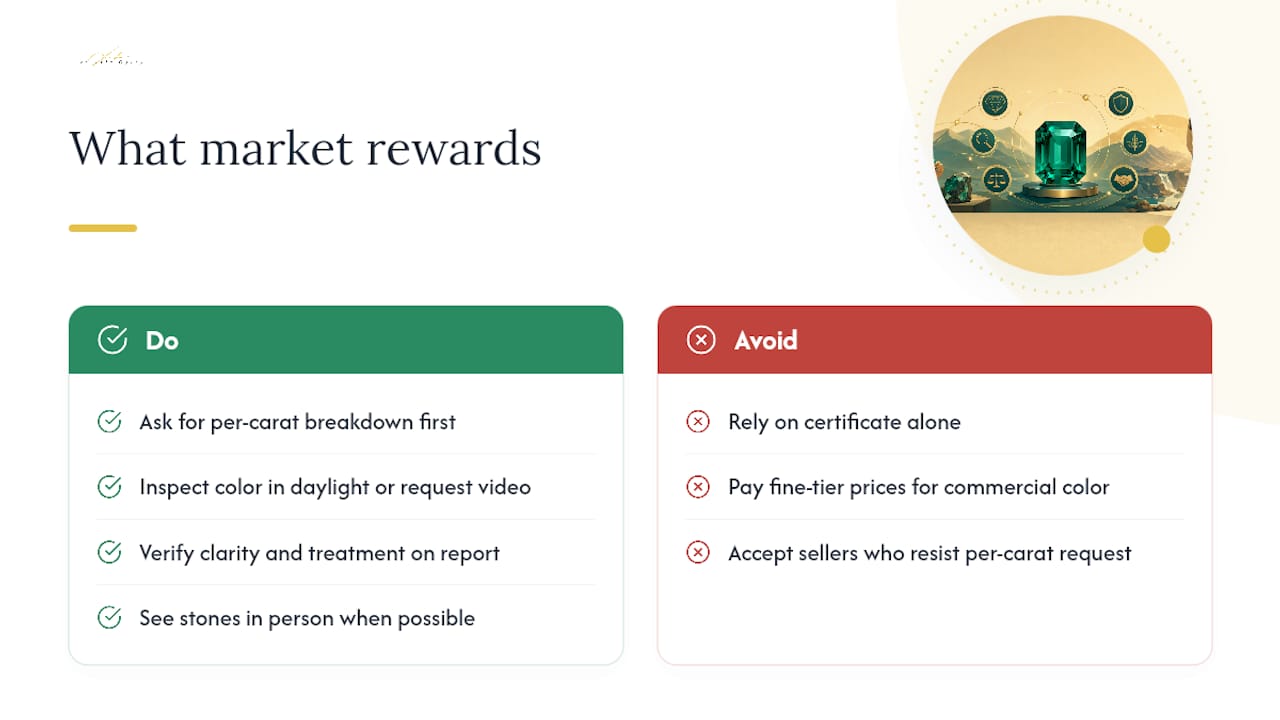 What the Market Actually Rewards — overview diagram