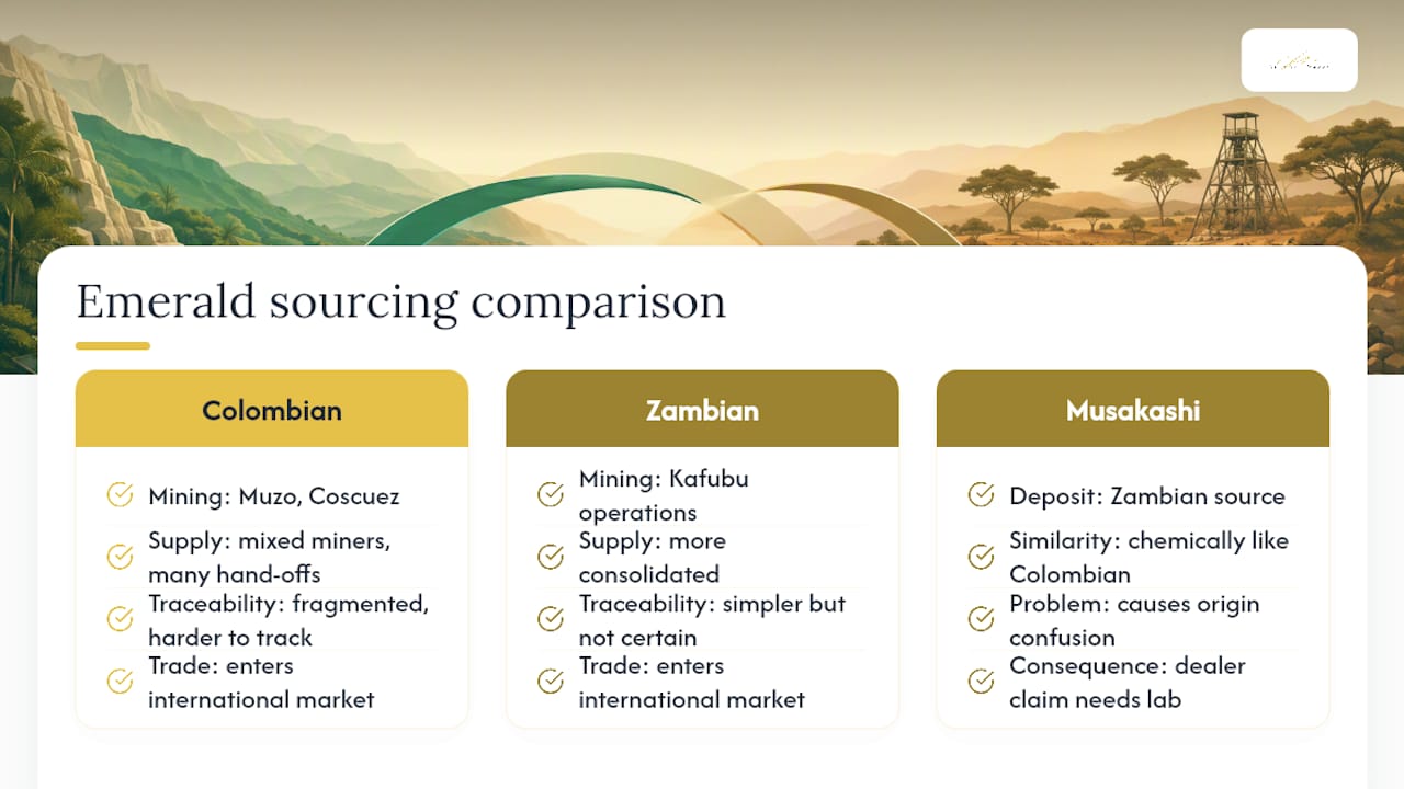 Emerald supply chains converging on lab verification