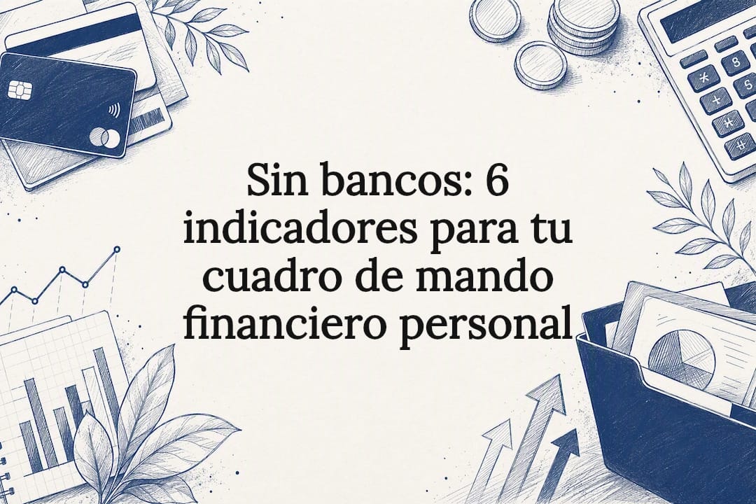 Sin bancos: 6 indicadores para tu cuadro de mando financiero personal